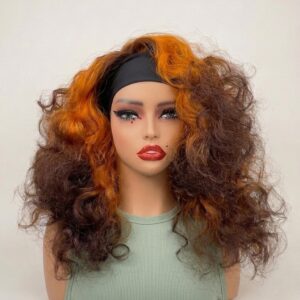 Curly Headband Wig