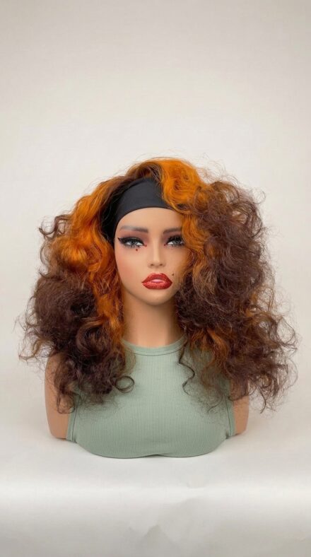 Curly Headband Wig - 1
