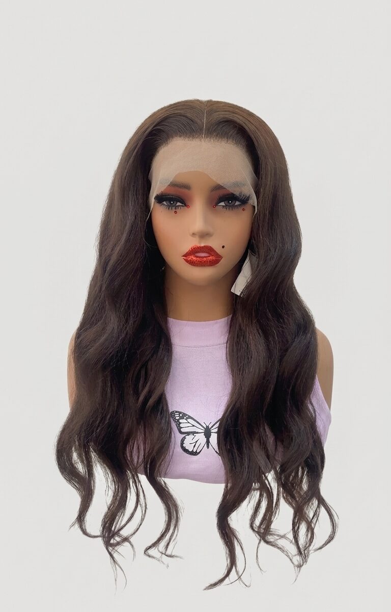 Loose Wave Heat-Resistant Fibre Lace Front Wig - 1