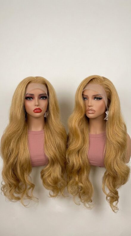 Luxury Body Wave Heat-Resistant Fibre Lace Front Wig - 1