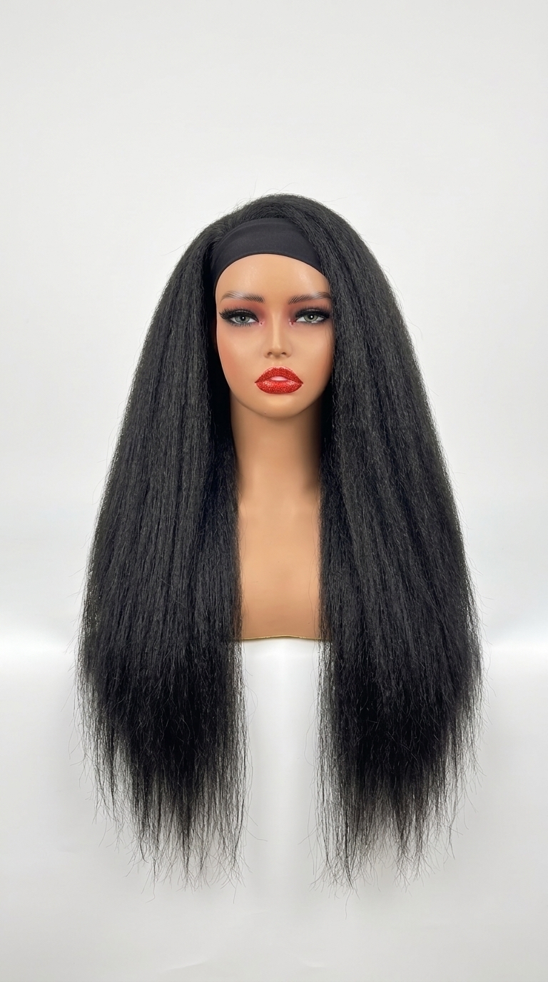 Naturalista Kinky Straight (Yaki) Lace Front Wig - 1