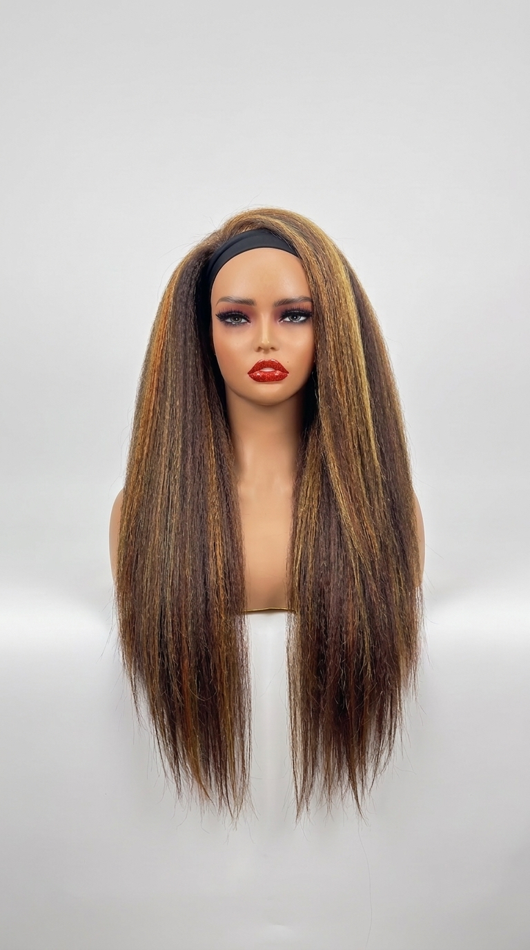 Naturalista Kinky Straight (Yaki) Lace Front Wig - 2