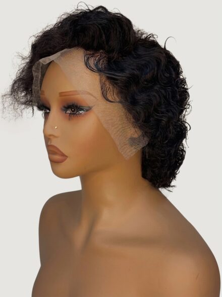 Pixie Water Curl Lace Front Wig - 1