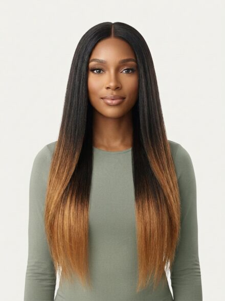 Semi-Human Blend 4x4 Lace Closure Wig - 1