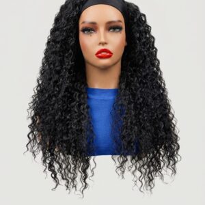 Water Curl Headband Wig