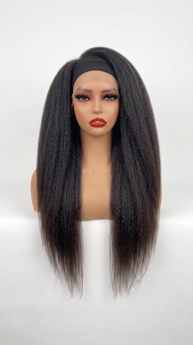 Afro Kinky Curl Lace Front Wig - 1