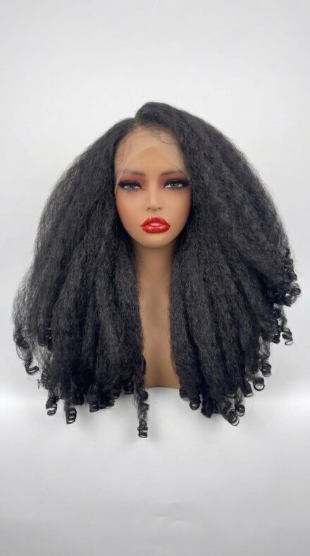 Bubbles 13x4 Lace Frontal Human Hair Blend Wig - 1