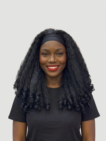 Bubbles Curly Headband Wig - 1